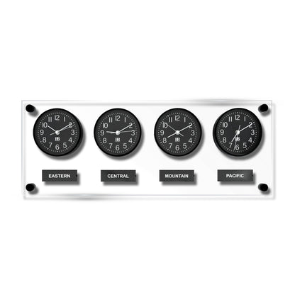 BBHoraire Silver Time Zone Clock